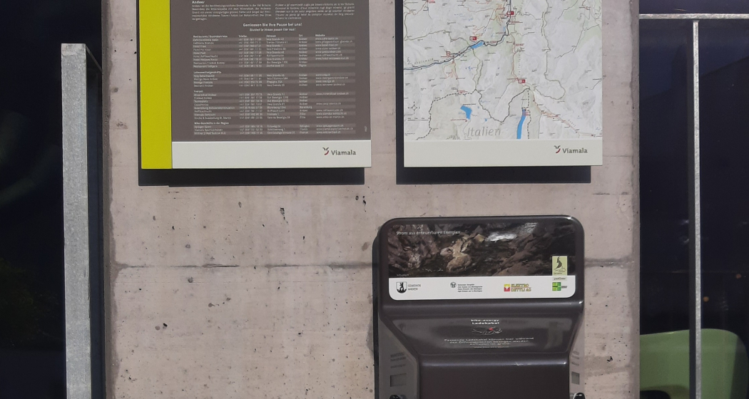 E-Bike Ladestation, Mineralbad Andeer (nsp_img_22f4f72)