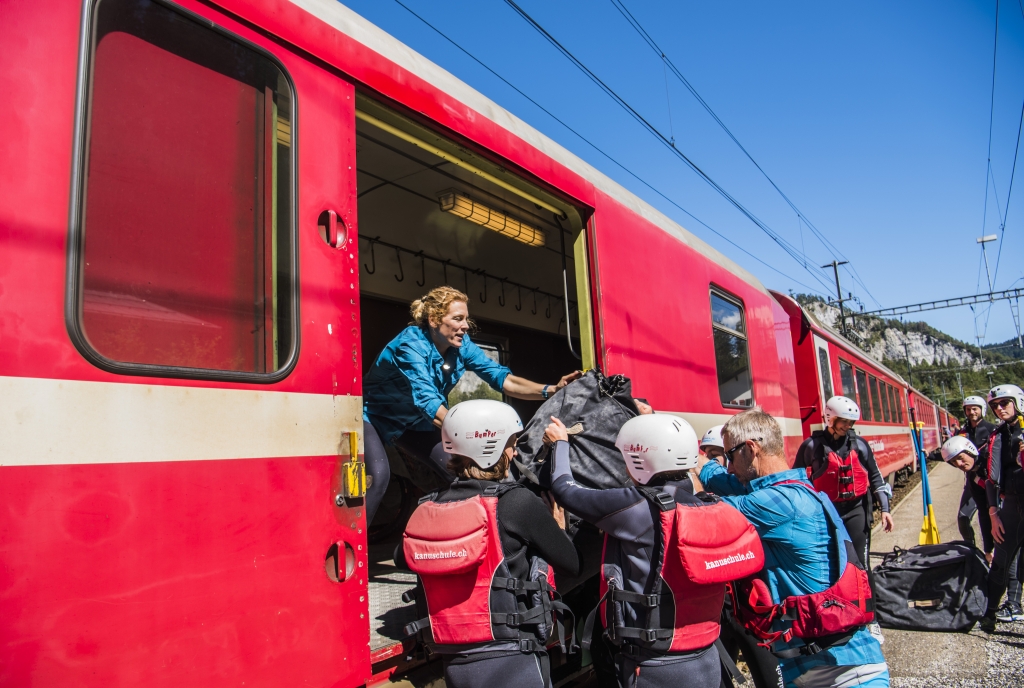 Kanuschule Gepaektransport