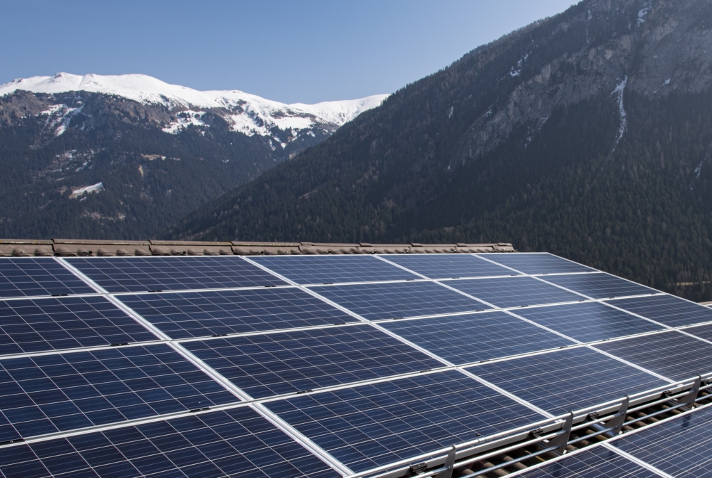 Photovoltaikanlage im Naturpark Beverin