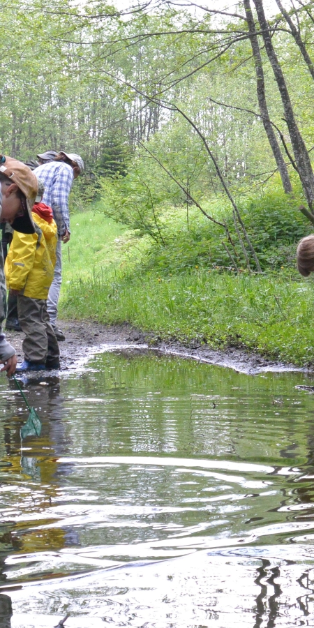 Jahresthema Rhein und Wasser 2021 - 2022 Jungforscher-Gruppe Capricorn Kitz im Naturpark Beverin