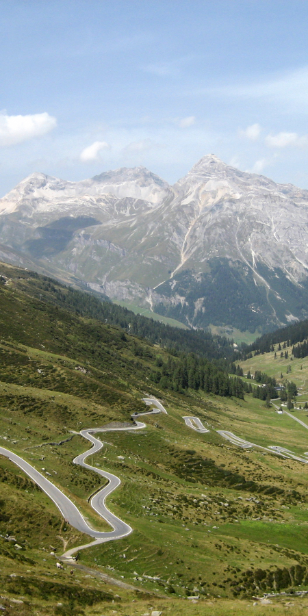 Splügenpass-Strasse (c) Hansjürg Gredig