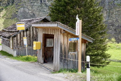 Mitfahrstopp Safiental Mobilität Safien Platz Mitfahrstopp Safiental
