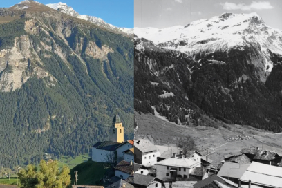 Mathon Vgl. früher & 2025 (c) Lisa Gensetter / Fotostiftung GR