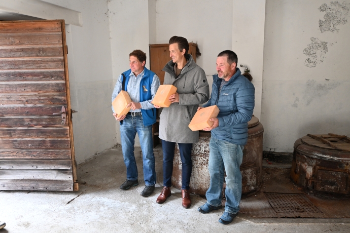 Die Agrarproduzenten Schamserberg konnten mit der Bäckerei Merz eine Kooperation aufbauen.