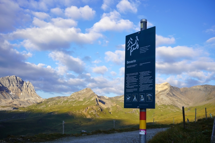 Zelten verboten Jagdbanngebiet Beverin Wildschutz