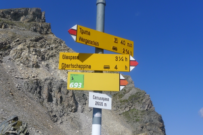 Wanderweg Via Capricorn Wegweiser wandern