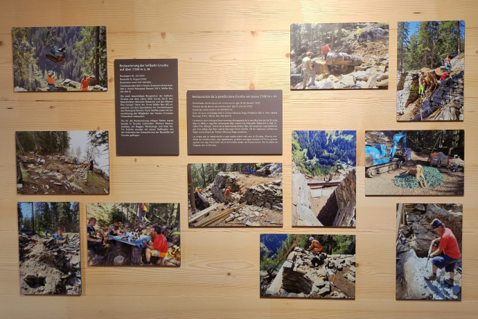 Sonderausstellung Gruoba 1866 (© Naturpark Beverin)