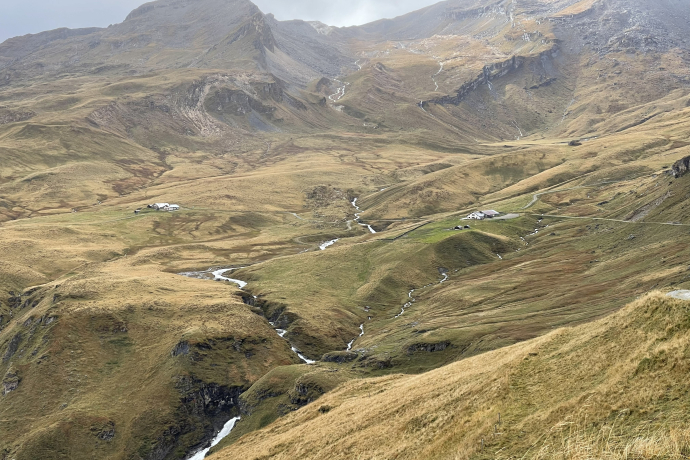 Landschaftsbild der Alp Curtginasch