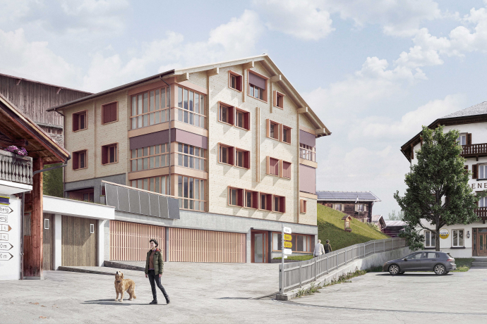 Forum Beverin - Pfruondhus Tenna Visualisierung_Robin Archive